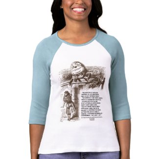 Alice Humpty Dumpty Wonderland Conversation Quote shirt