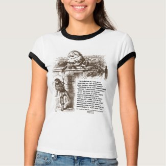 Alice Humpty Dumpty Wonderland Conversation Quote shirt