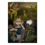 "Alice in a Bosch Landscape" Greeting Card