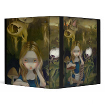 Alice in a Bosch Landscape lowbrow gothic Binder