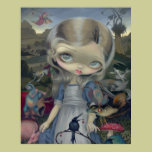 Alice in a Bosch Wonderland ART PRINT gothic