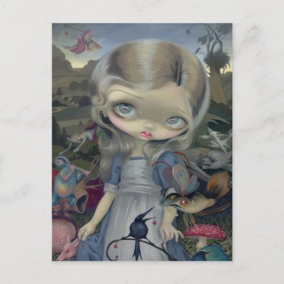 "Alice in a Bosch Wonderland" Postcard