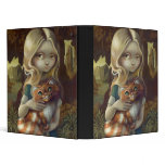 Alice in a Da Vinci Portrait BINDER wonderland cat