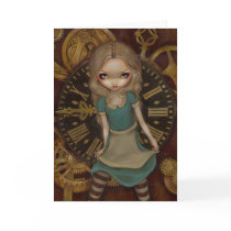 "Alice in Clockwork" Greeting Card