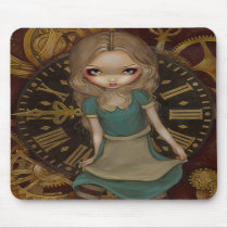 "Alice in Clockwork" Mousepad by strangeling "Alice in Clockwork" Mousepad
