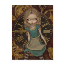 "Alice in Clockwork" Postcard
