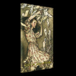 Alice in Texas Holdem Poker Wrapped Canvas canvas prints