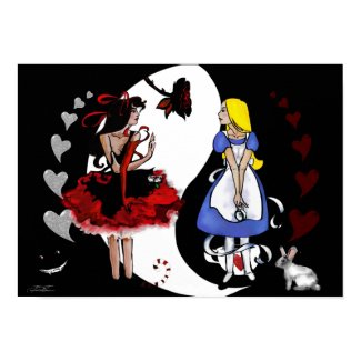 Alice in The Looking Glass print