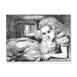 Alice in the White Rabbit's House Post Cards
