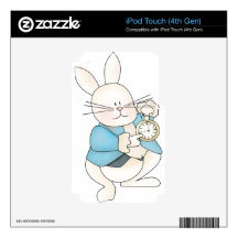 Alice in Wonderful Rabbit iPod Touch 4G Skins