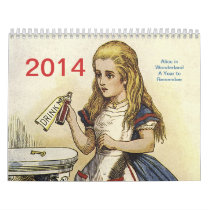 Alice in Wonderland 2014 Calendar