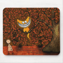 Alice in Wonderland - A Cheshire Cat mousepads