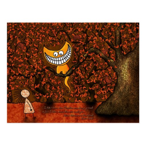 Alice in Wonderland - A Cheshire Cat Post Cards