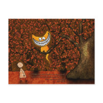 Alice in Wonderland - A Cheshire Cat postcards