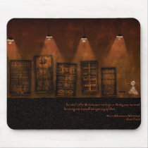 Alice in Wonderland - A Tiny Golden Key Mouse Mat