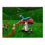 Alice in Wonderland - Advice From A Caterpillar Post Card