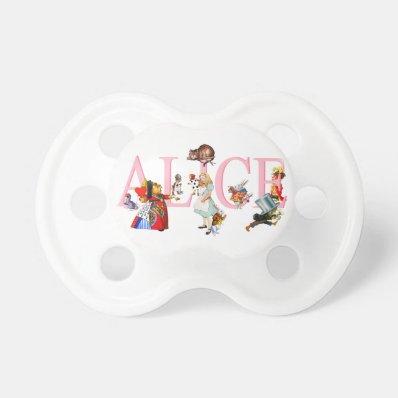 Alice in Wonderland and Friends BooginHead Pacifier