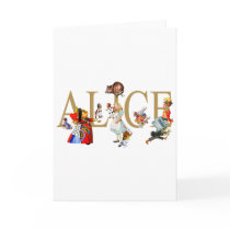 ALICE IN WONDERLAND AND FRIENDS GREETING CARDS