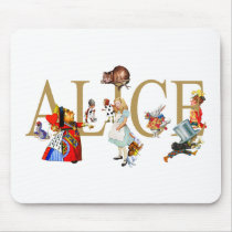 ALICE IN WONDERLAND AND FRIENDS MOUSEPADS