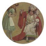 Alice in Wonderland and the Duchess and the Pig Stickers