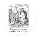 Alice in Wonderland Art Stickers in 2 Sizes