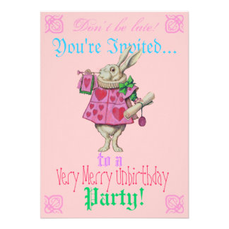 Unbirthday Cards Unbirthday Card Templates Postage Invitations Photocards More Zazzle Unbirthday Card Template