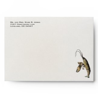 Alice In Wonderland Birthday Party Invitation envelope