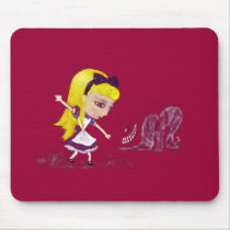alice in wonderland black mousepads