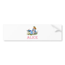 ALICE IN WONDERLAND BUMPER STICKERS