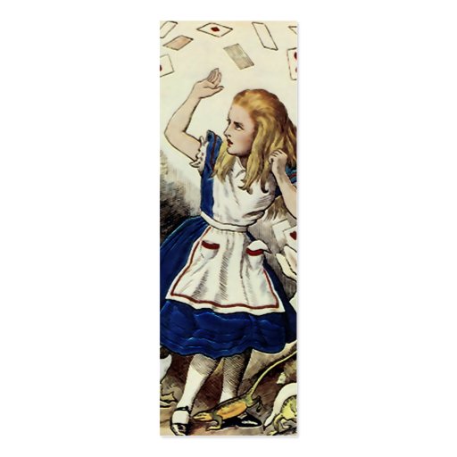 Alice in Wonderland ~ Business & Calling Card Business Cards (front side)
