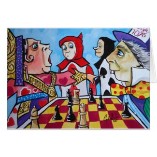 ALICE IN WONDERLAND card