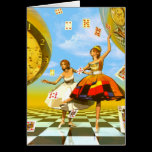alice in wonderland greeting card