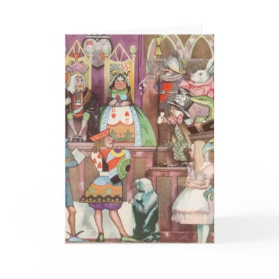 Alice in Wonderland Cards by YesterdayCafe