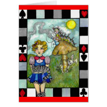 Alice in Wonderland CARD by inthemist Alice in Wonderland CARD