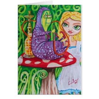 ALICE IN WONDERLAND card
