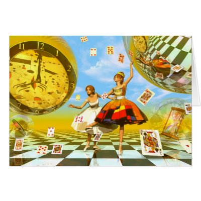alice in wonderland card by leon4224