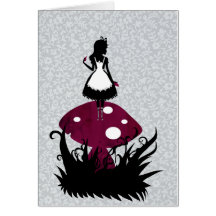 Alice in Wonderland Card
