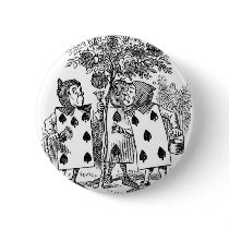 Alice in Wonderland Card Soldiers buttons by heatherb3000 Alice in Wonderland Card Soldiers buttons