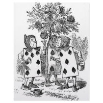 Alice in Wonderland Card Soldiers Customized Letterhead