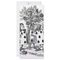 Alice in Wonderland Card Soldiers Custom Rack Card