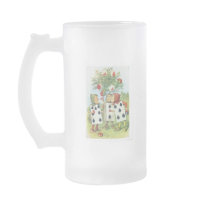 Alice in Wonderland: Cards Painting Roses Red 2 Coffee Mugs