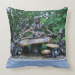 Alice in Wonderland - Central Park NYC Pillow