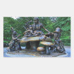 Alice in Wonderland - Central Park NYC Rectangular Stickers
