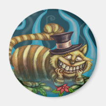 Alice in Wonderland Cheshire Cat Fridge Magnet
