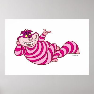 Alice in Wonderland Cheshire Cat snap finger posters