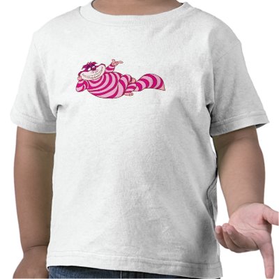 Alice in Wonderland Cheshire Cat snap finger t-shirts