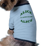 Alice In Wonderland Doggie Tee Shirt