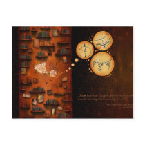 Alice in Wonderland-Down The Rabbit-Hole postcards