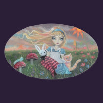 Alice in Wonderland Fantasy Art Stickers stickers