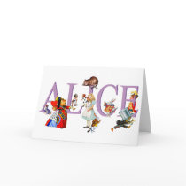 ALICE IN WONDERLAND & FRIENDS GREETING CARDS